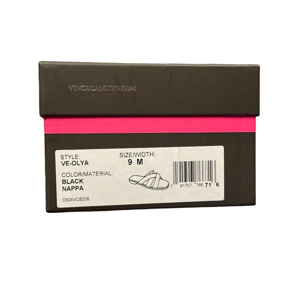 Vince Camuto | Women’s Black Olya Slide Sandals | Size 9 | NIB - Picture 7 of 7